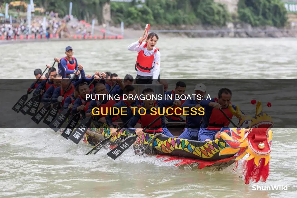 how to put dragon in boat