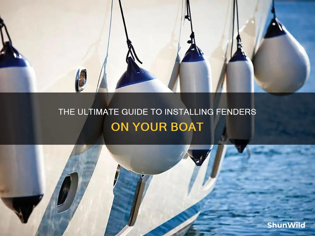 how to put fenders on a boat