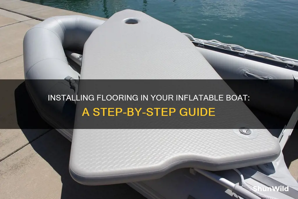 how to put floor in inflatable boat