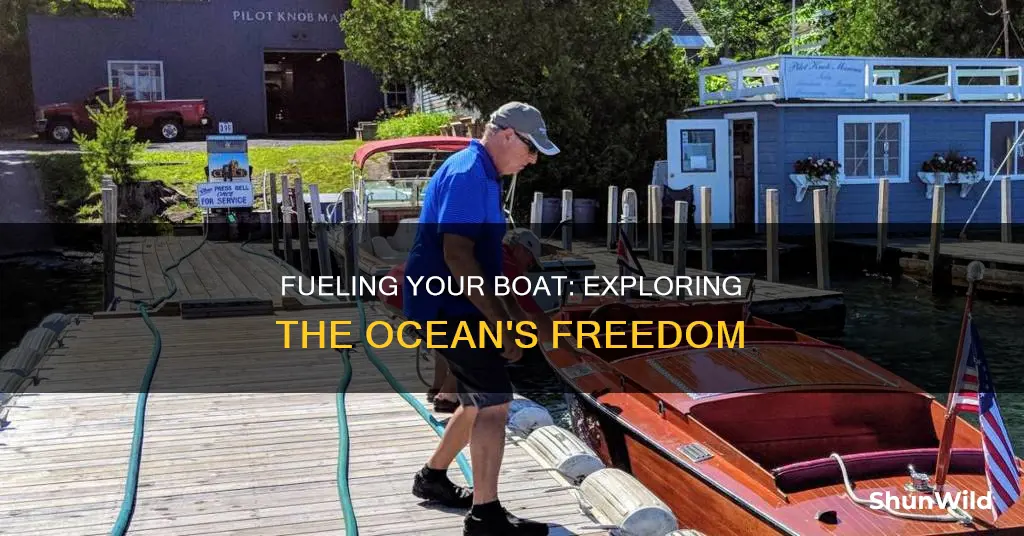 how to put gas in boat ocean is home