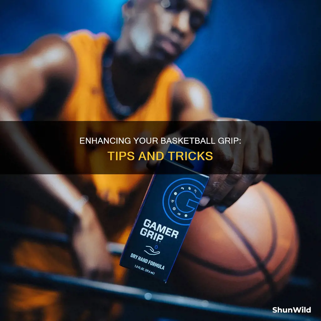 how to put grip on a basketball
