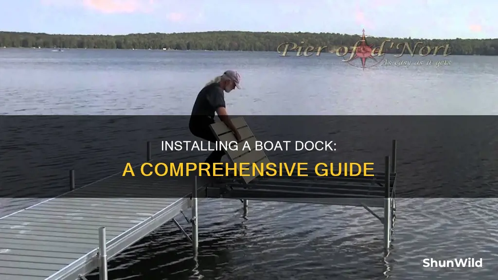 how to put in a boat dock