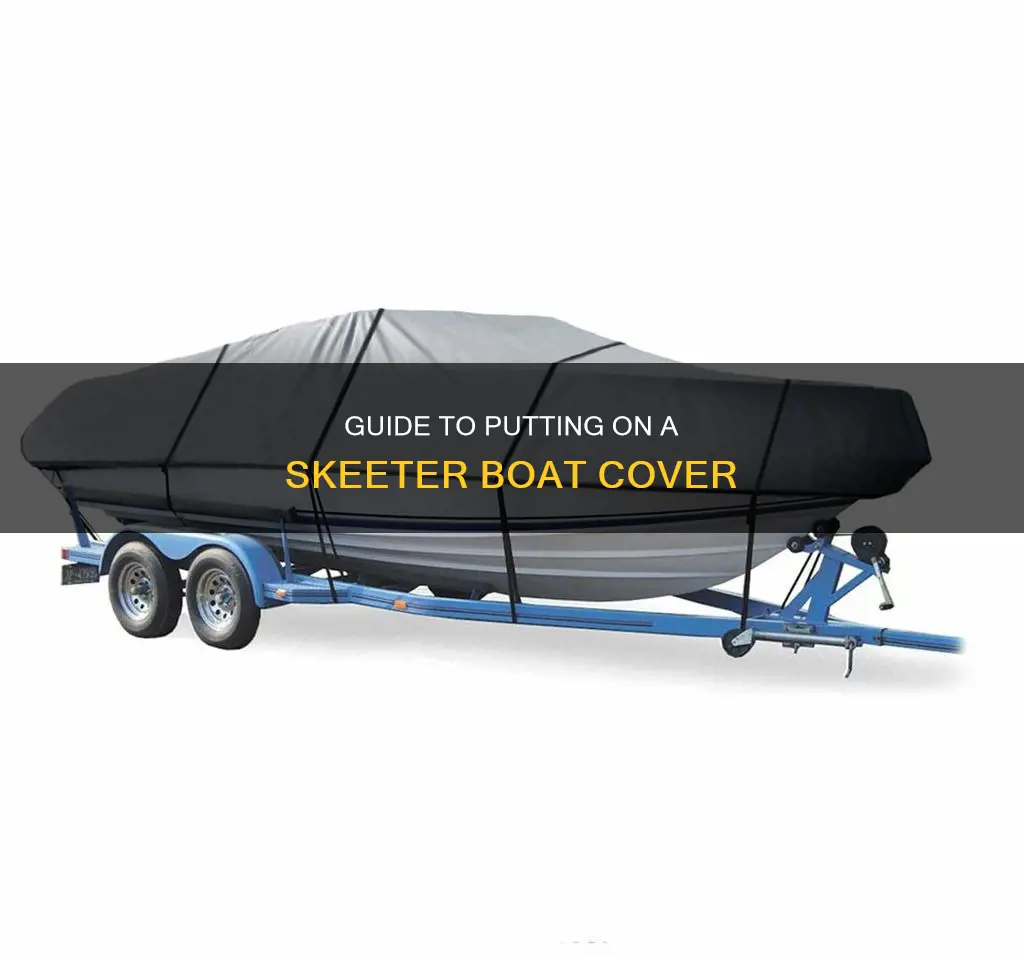 how to put in skeeter boat cover