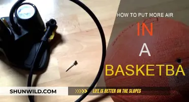 Inflating Basketballs: Air Pressure and Maintenance