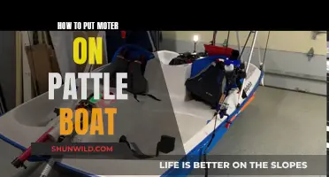 Motor Installation Guide for Paddle Boats