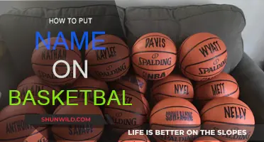 Personalizing Your Basketball: Adding Your Name Like a Pro
