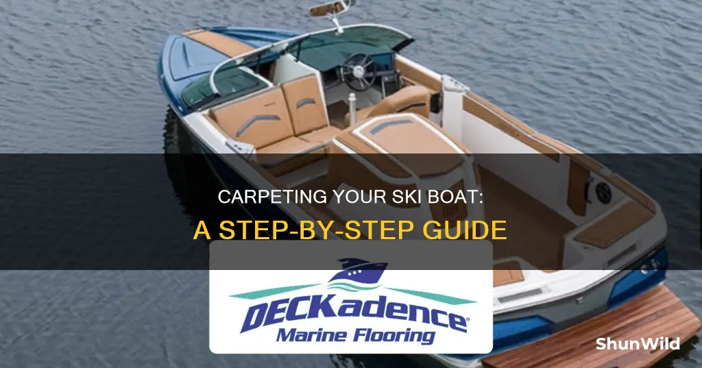 how to put new carpet down on a ski boat