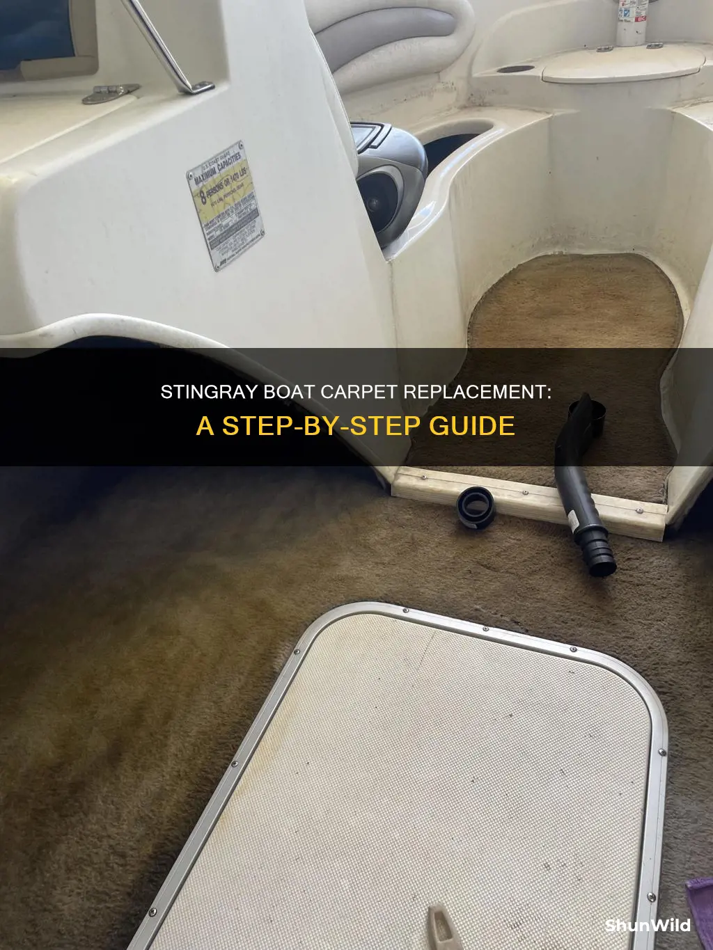 how to put new carpet in a stingray boat