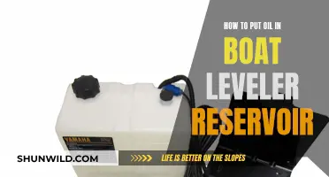 Refilling Your Boat's Leveler Reservoir with Oil