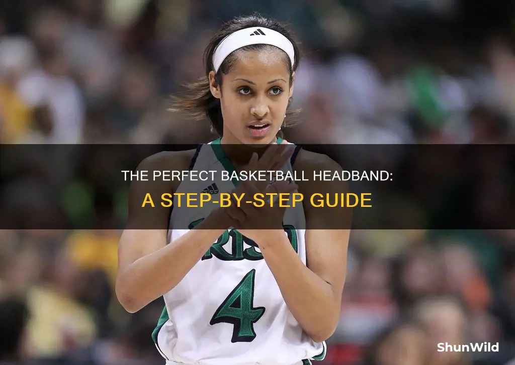 how to put on a basketball headband
