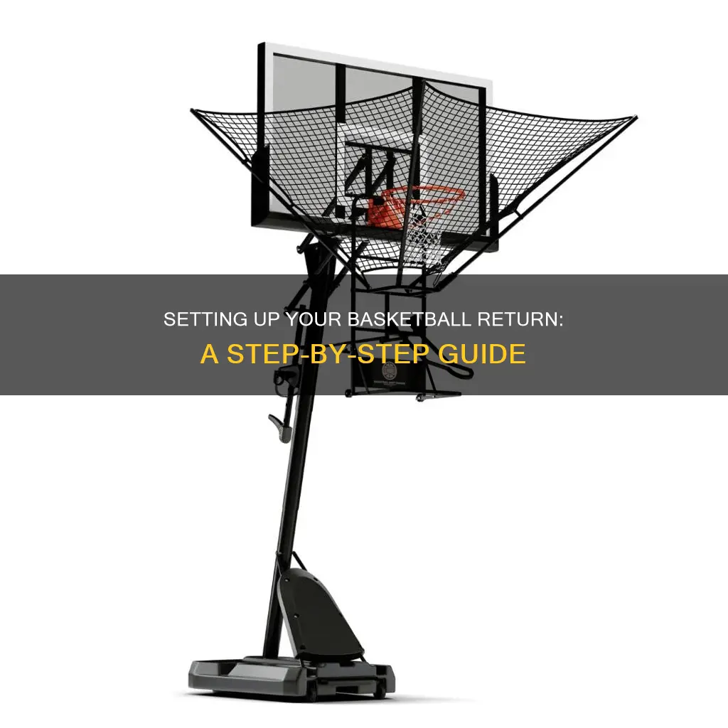 how to put on a basketball return