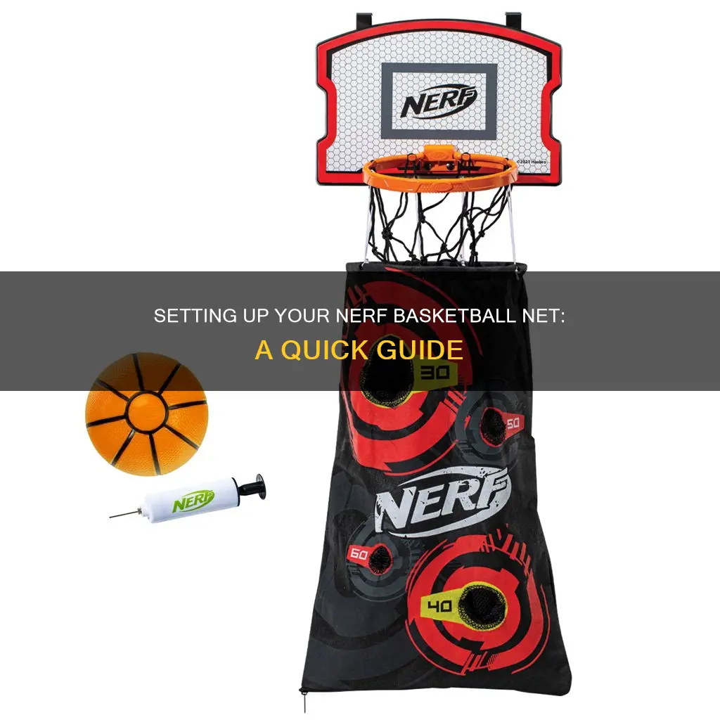 how to put on a nerf basketball net