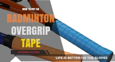 Applying Badminton Overgrip Tape: A Step-by-Step Guide
