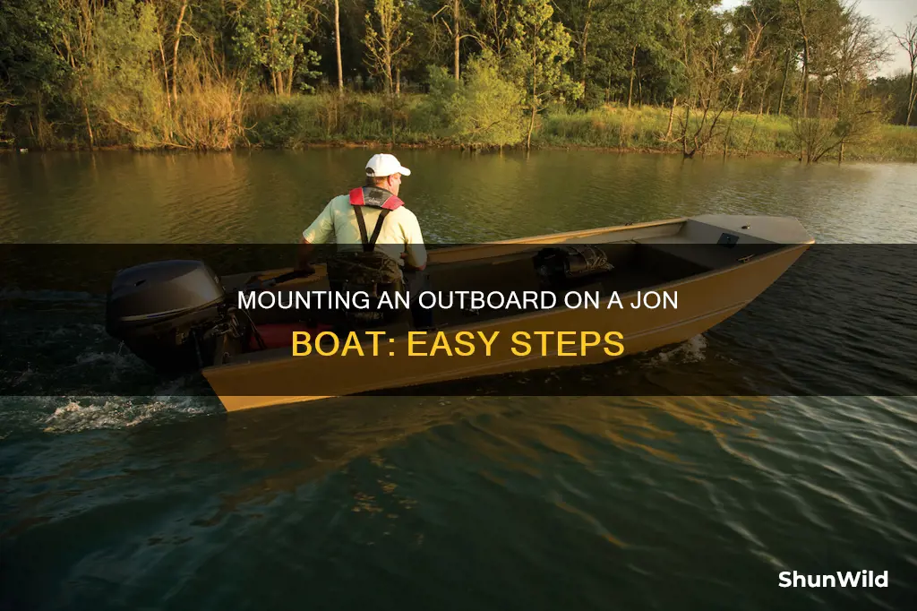 how to put outboard on jon boat