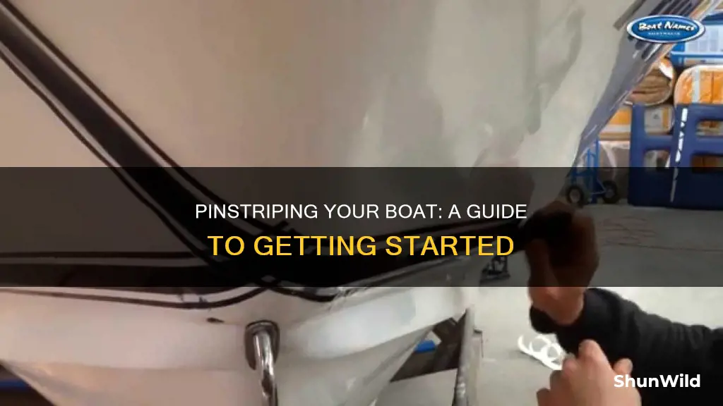 how to put pinstriping on your boat