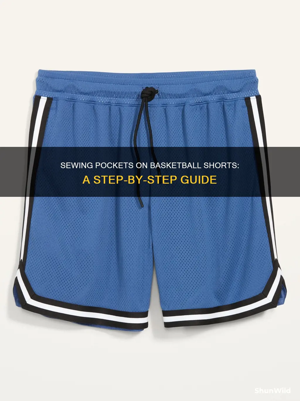 how to put pockets in basketball shorts