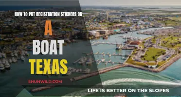 Texas Boat Registration: Sticker Placement Made Easy