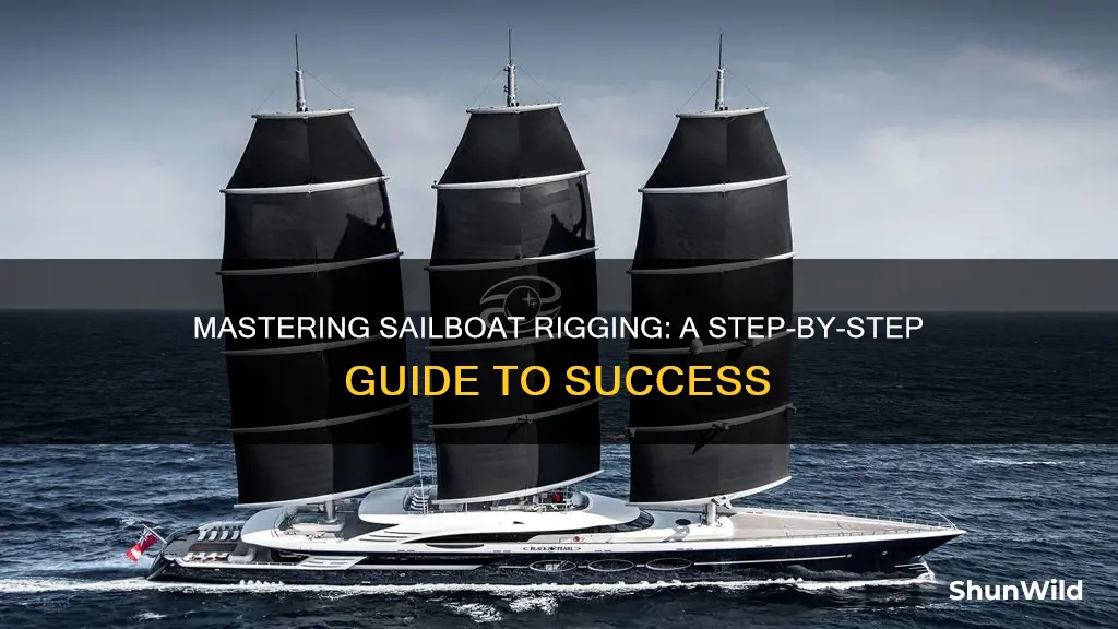 how to put sails on a boat