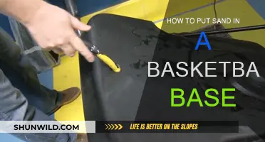 Filling Your Basketball Base: Sand Technique