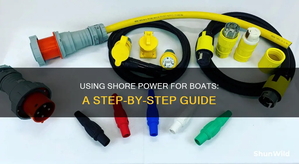 how to put shore power on boat