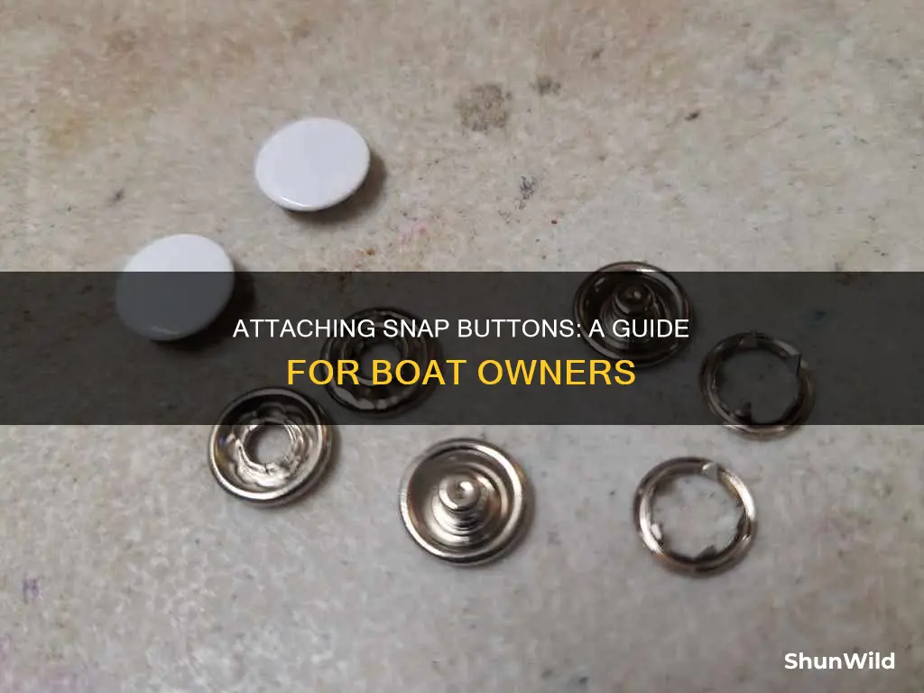 how to put snap buttons on boat