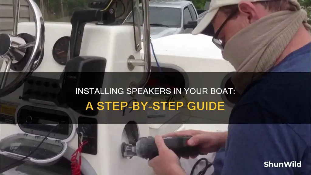 how to put speakers in a boat