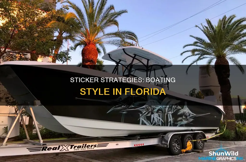 how to put stickers on my boat in Florida