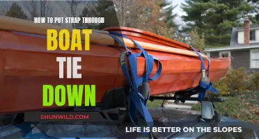 Securing Your Boat: Efficient Strapping Through Tie Downs