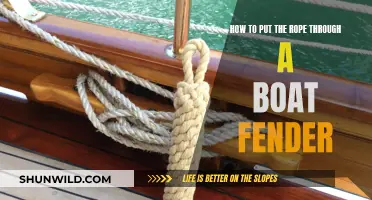 Threading a Boat Fender: Rope Technique