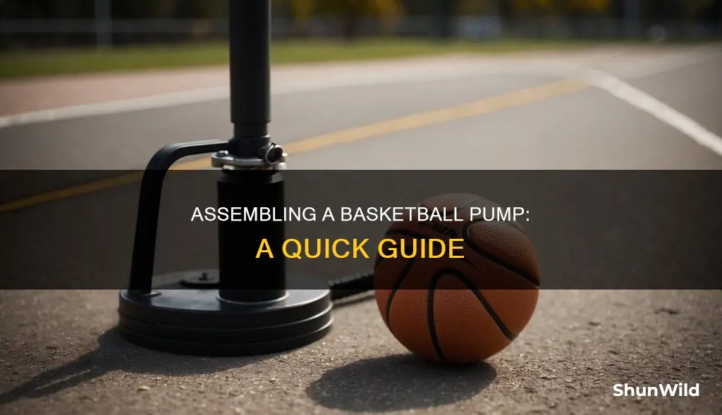 how to put together a basketball pump