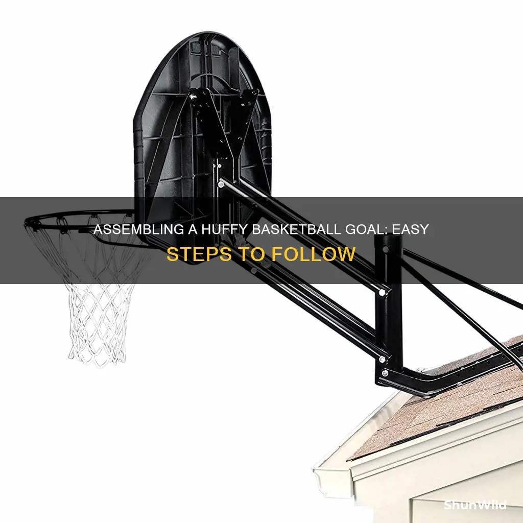 how to put together a huffy basketball goal