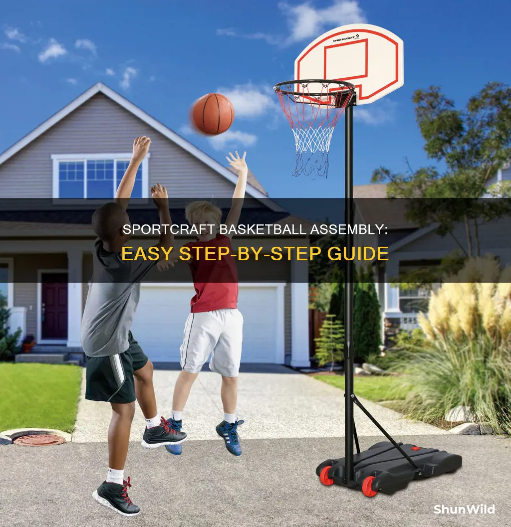 how to put together a sportcraft basketball assembly instructions