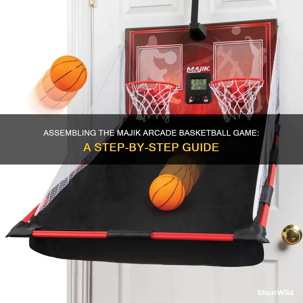 how to put together majik arcade basketball