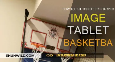 Assembling the Sharper Image Tabletop Basketball Game