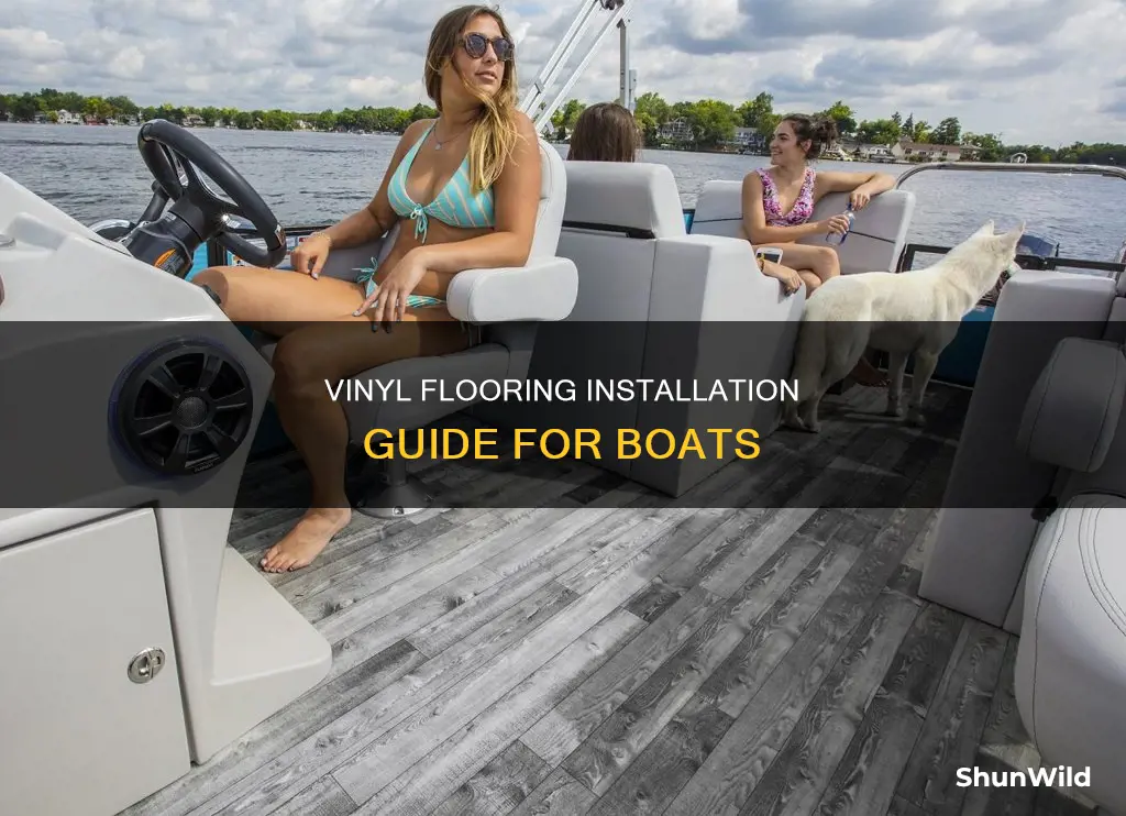 how to put vinyl flooring in a boat