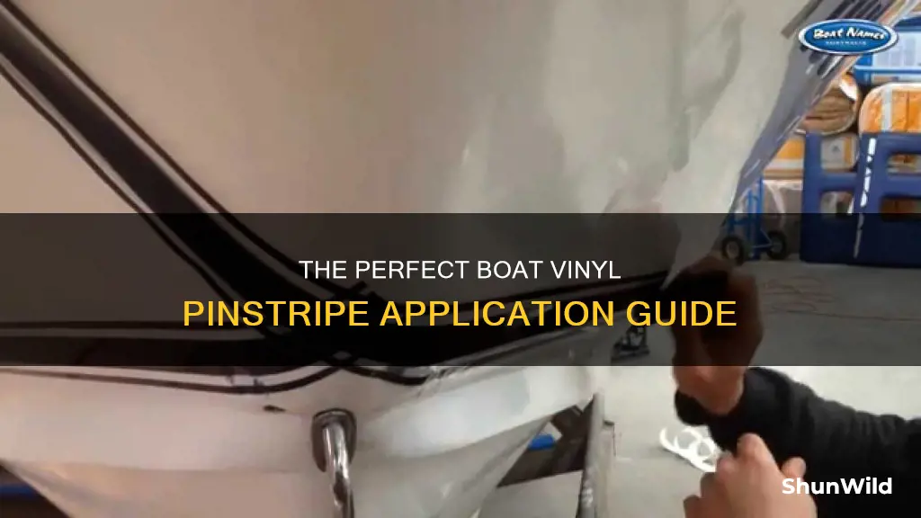 how to put vinyl pinstripe on boat