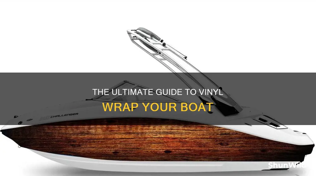 how to put vinyl wrap on a boat