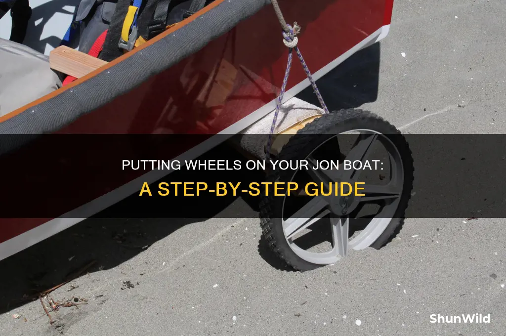 how to put wheels on a jon boat