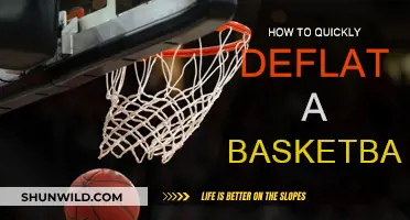 Deflating a Basketball: Quick and Easy Methods