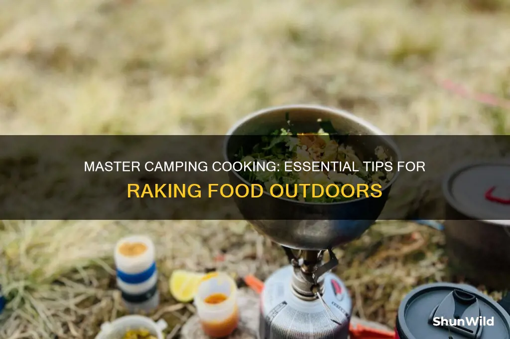 how to rake food camping