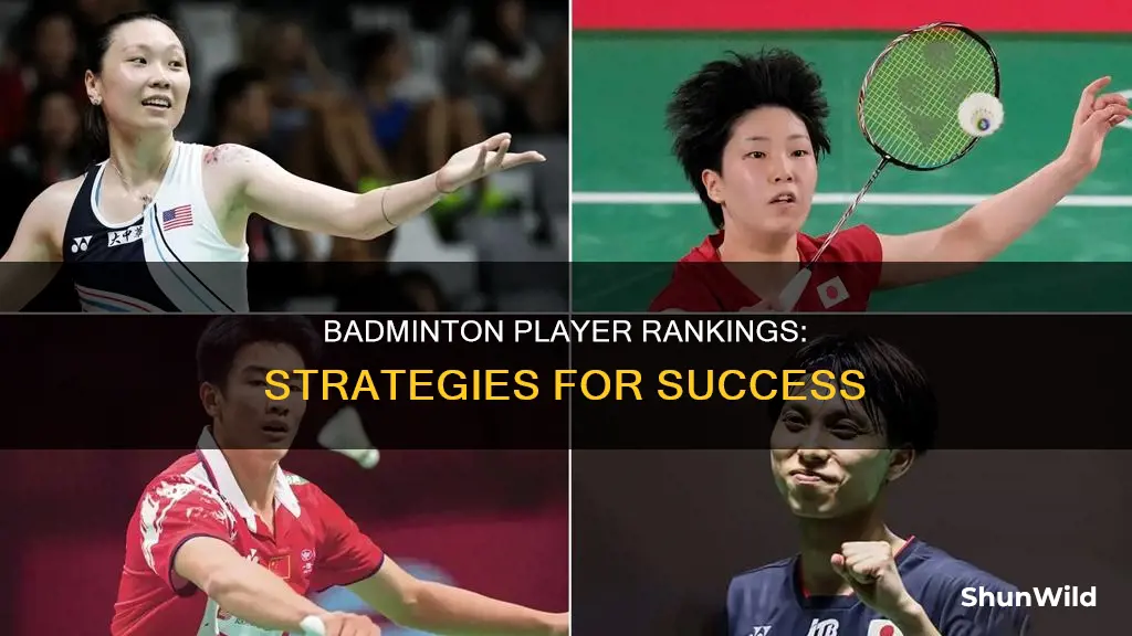 how to rank badminton player