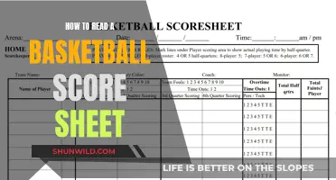 Understanding Basketball: Reading the Scoresheet Like a Pro