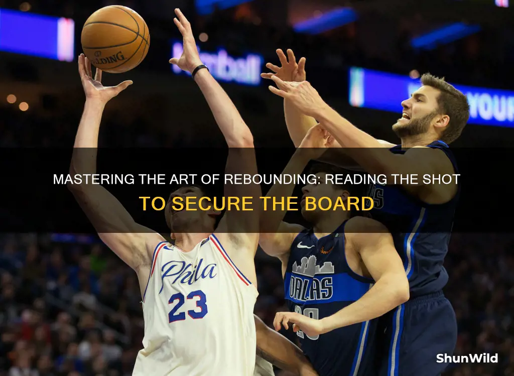 how to read a basketball shot to rebound