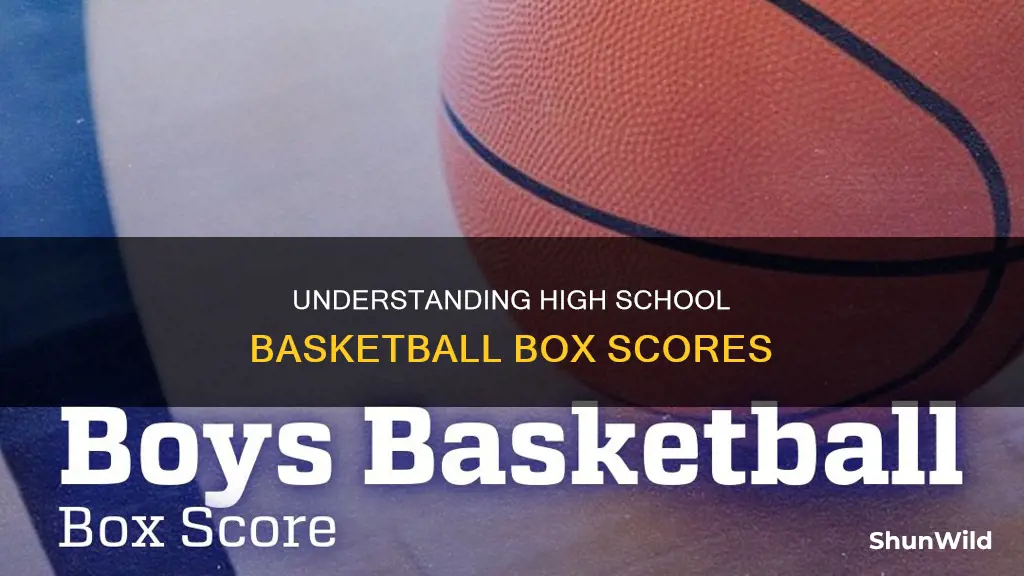 how to read a high school basketball box score