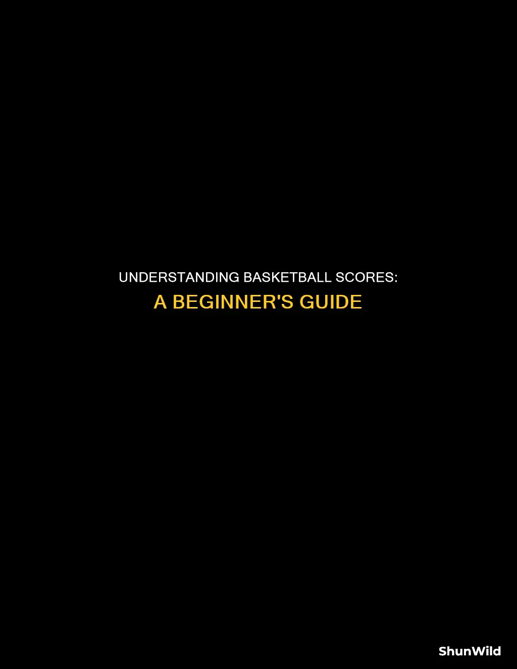 how to read basketball scores