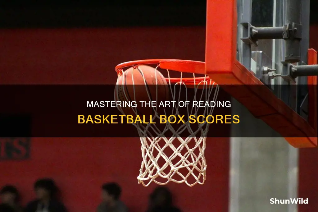 how to read newspaper basketball box scores