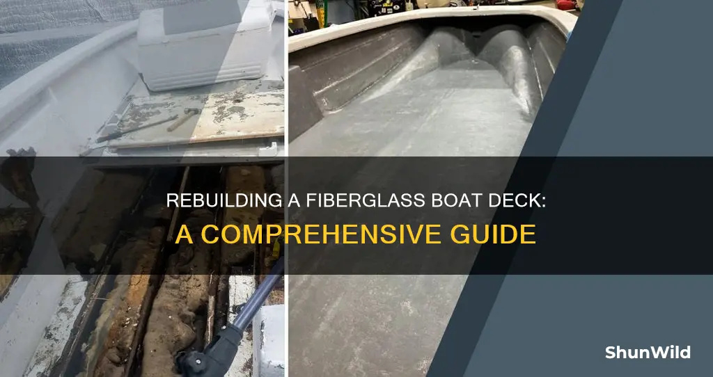 how to rebuild a fiberglass boat deck