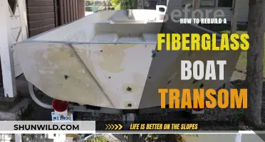 Reviving Your Boat's Transom: A Guide to Fiberglass Repair and Reinforcement