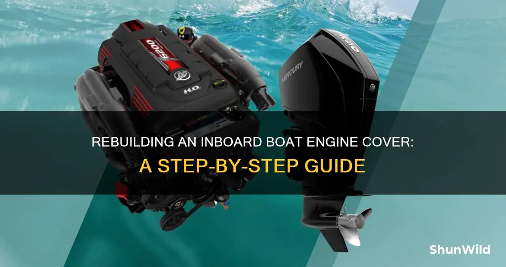 how to rebuild a inboard boat engine cover