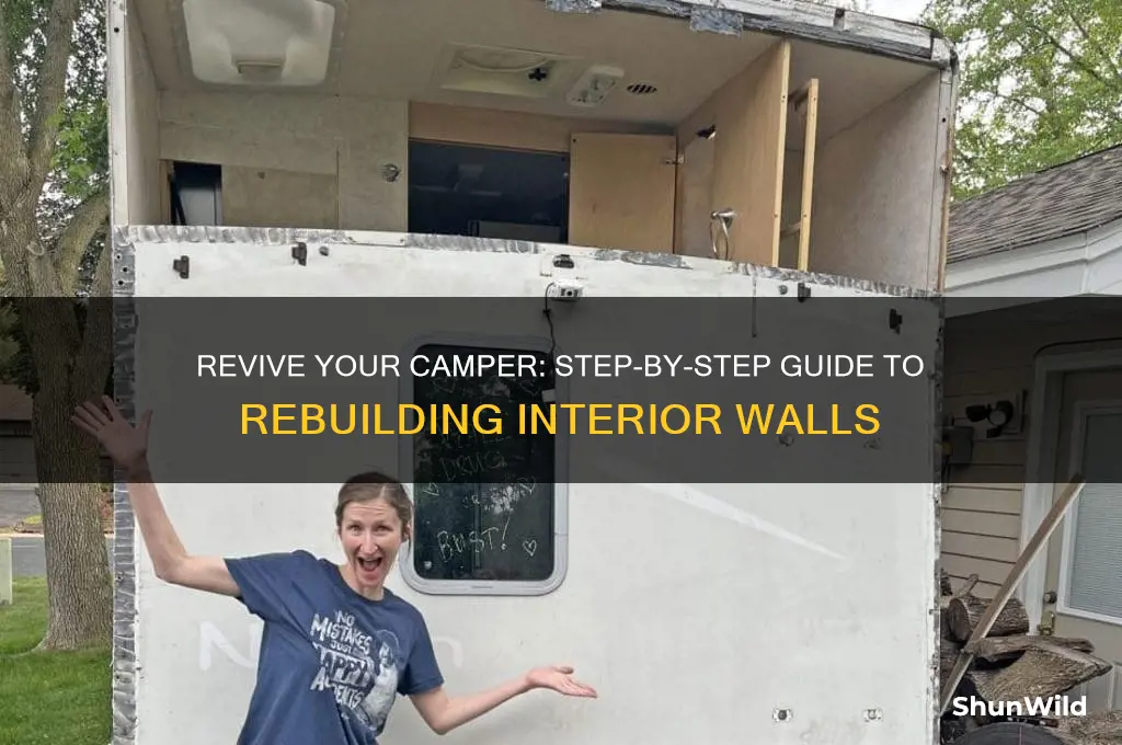 how to rebuild camper walls